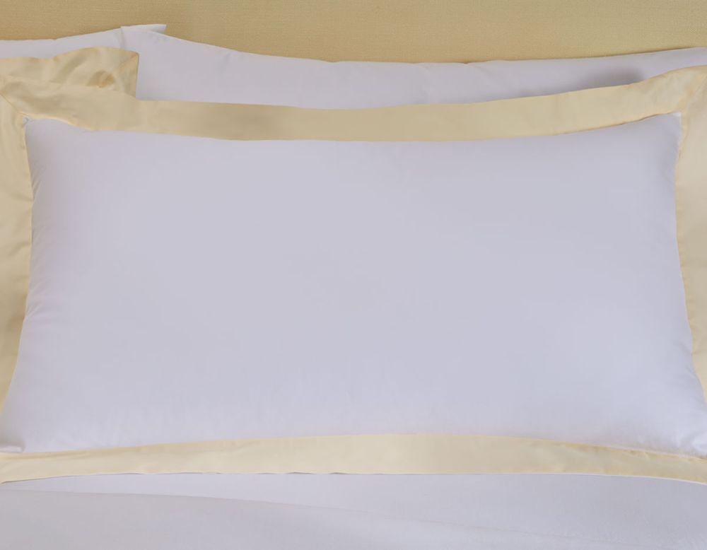 Champagne Flanged Pillowcases